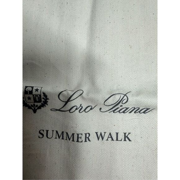 LORO PIANA Open Walk Drawstring Dust Bag Made in Italy 15x12" - Picture 4 of 6